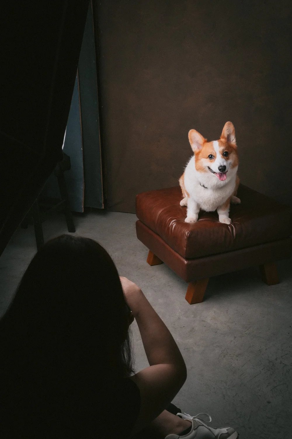 Behind the scenes at the studio