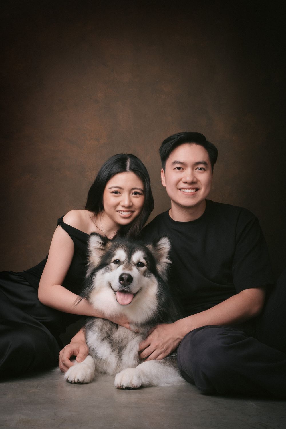 Couples with Pets portrait by Furtographed