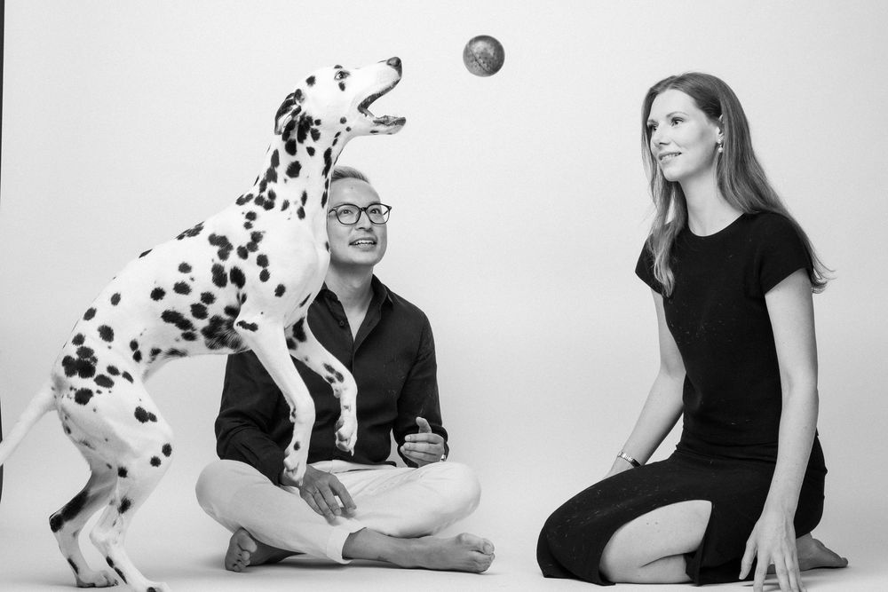 Couples with Pets portrait by Furtographed
