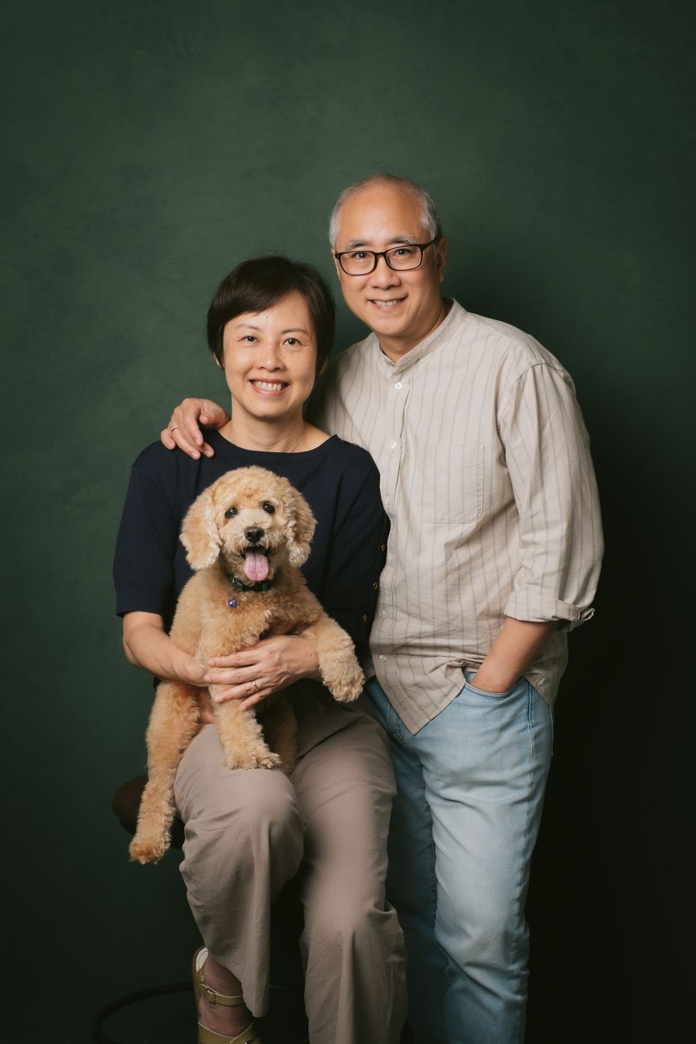 Couples with Pets portrait by Furtographed