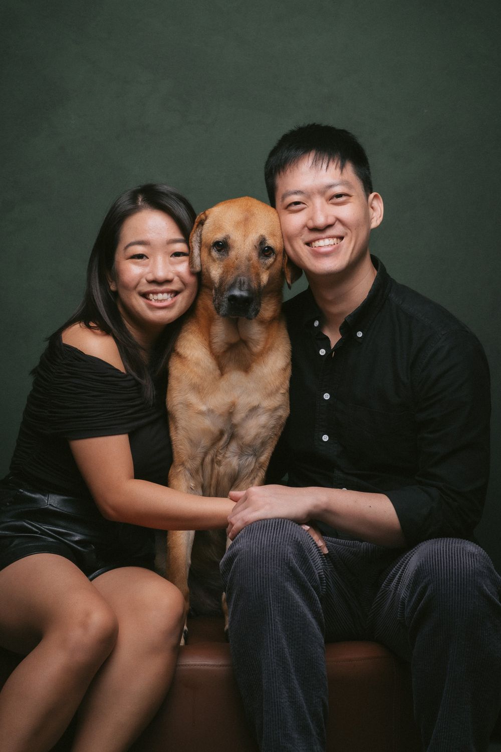 Couples with Pets portrait by Furtographed