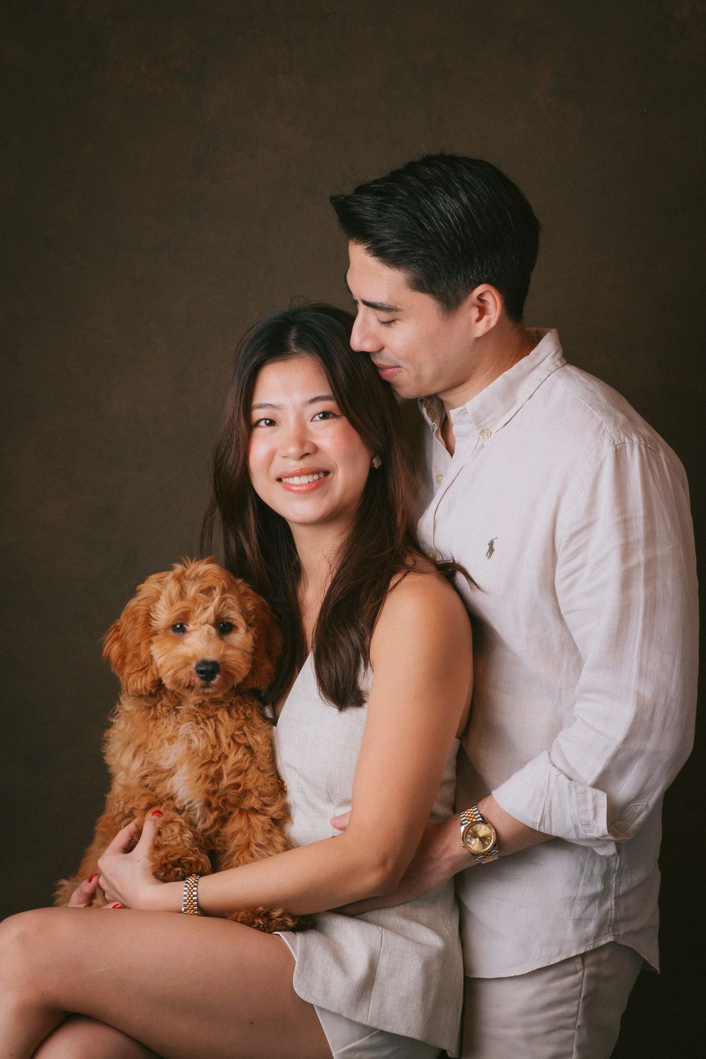 Couples with Pets portrait by Furtographed