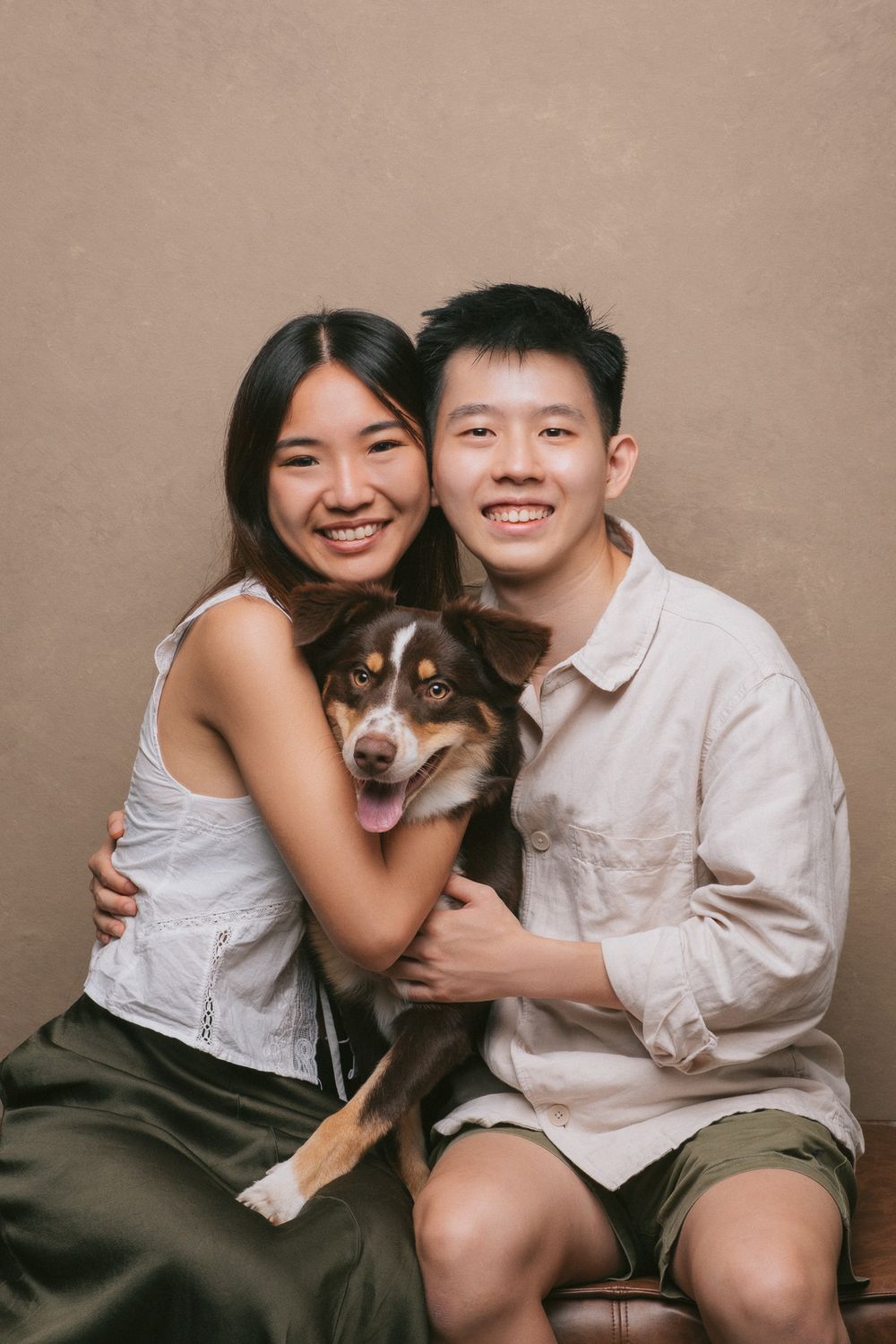 Couples with Pets portrait by Furtographed
