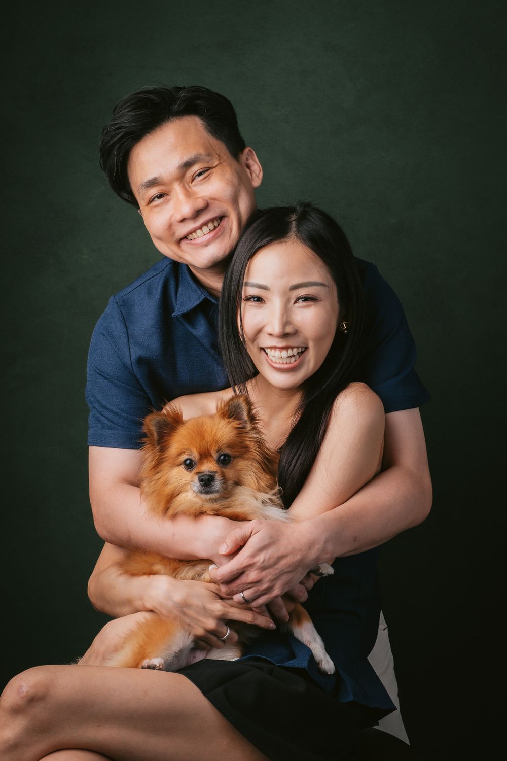 Couples with Pets portrait by Furtographed