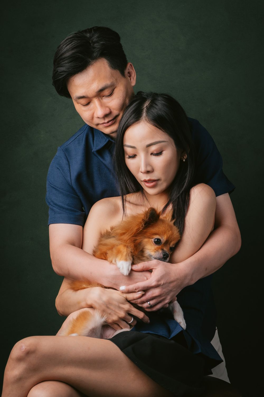 Couples with Pets portrait by Furtographed