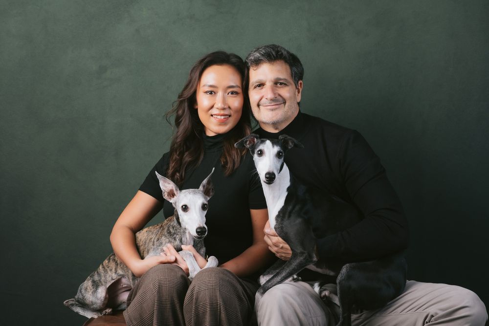 Couples with Pets portrait by Furtographed