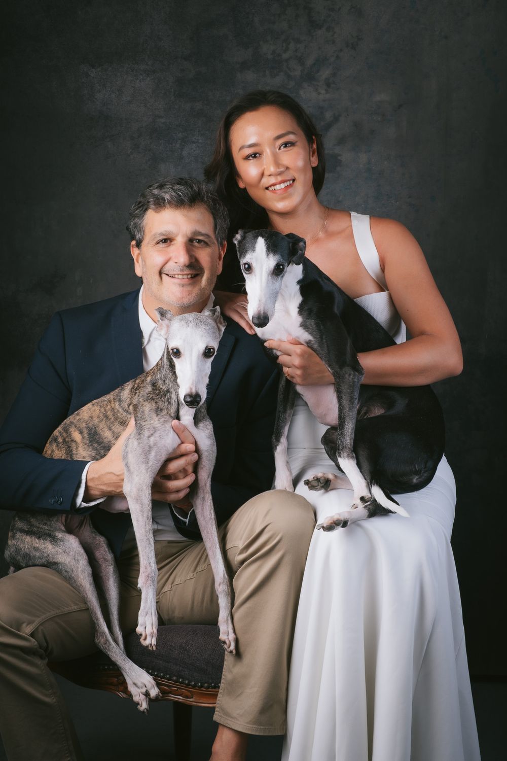 Couples with Pets portrait by Furtographed