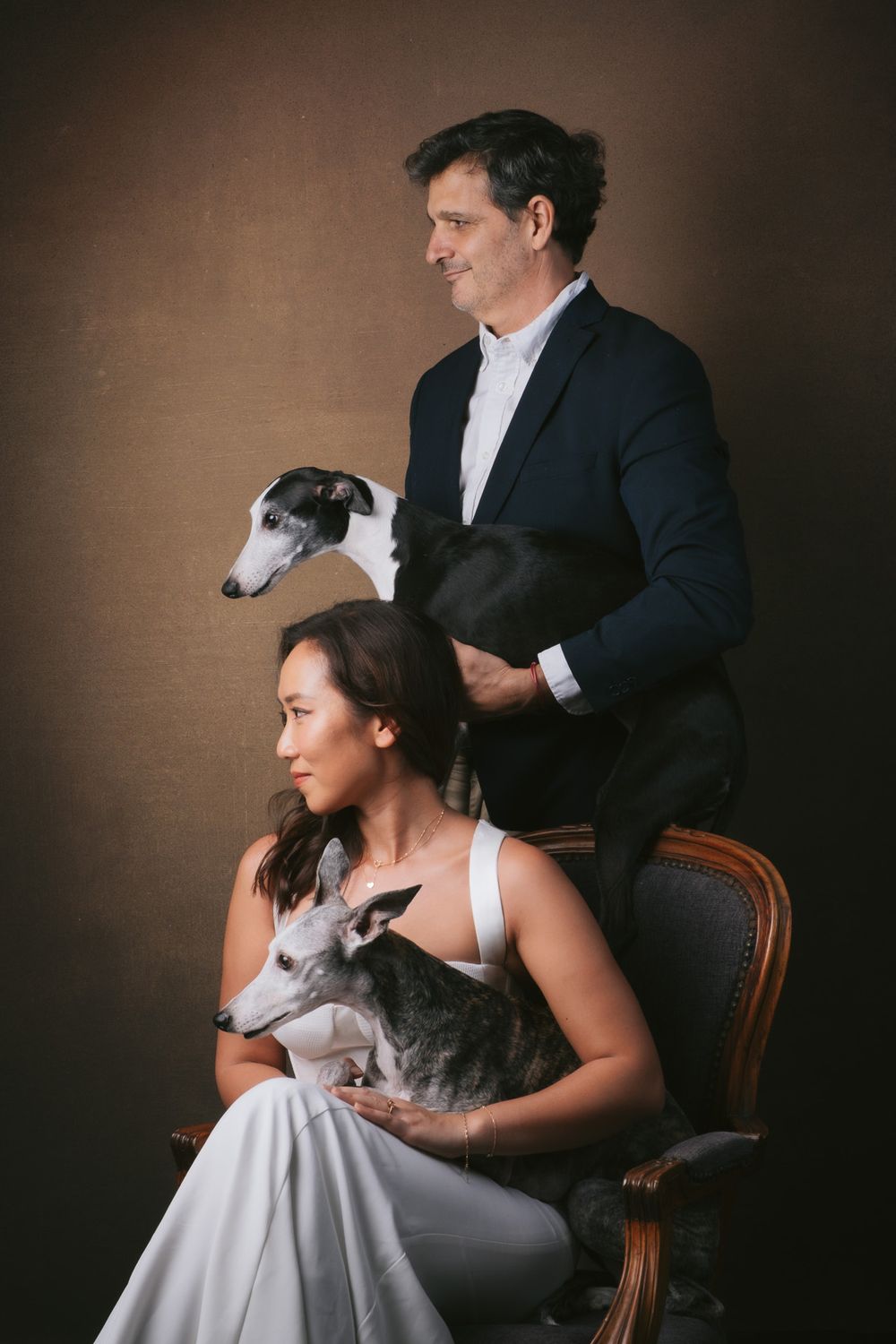 Couples with Pets portrait by Furtographed