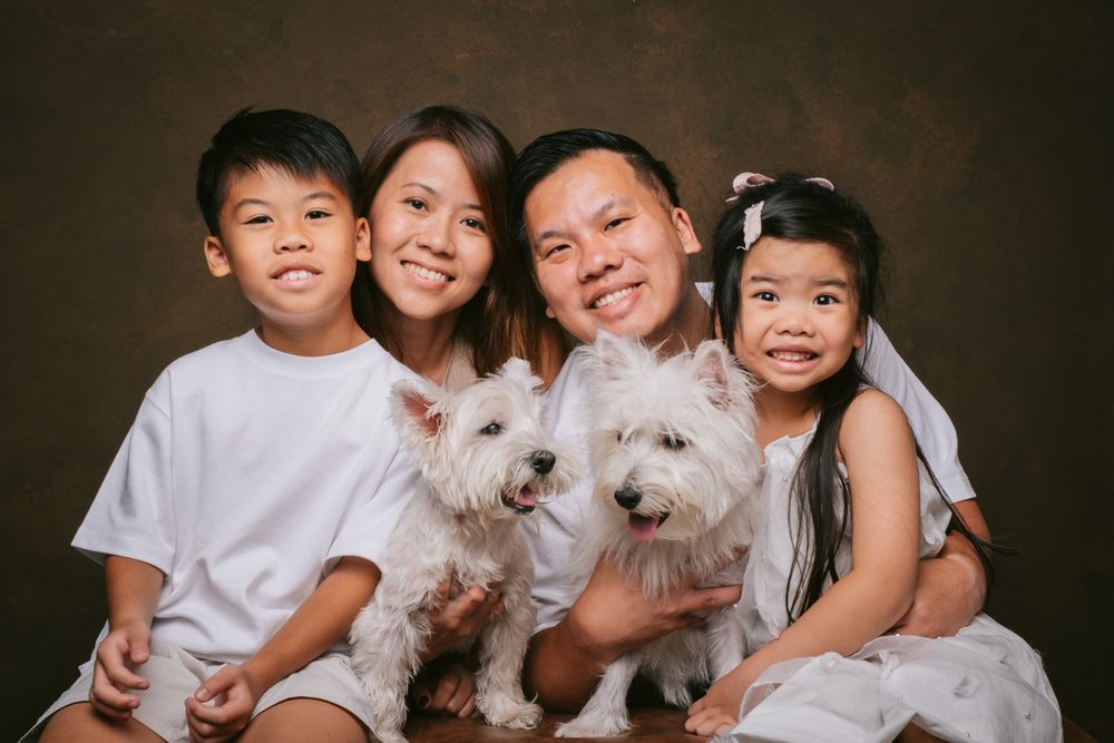 Families with Pets portrait by Furtographed