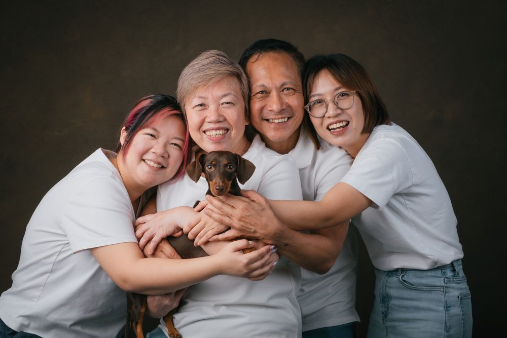 Families with Pets portrait by Furtographed